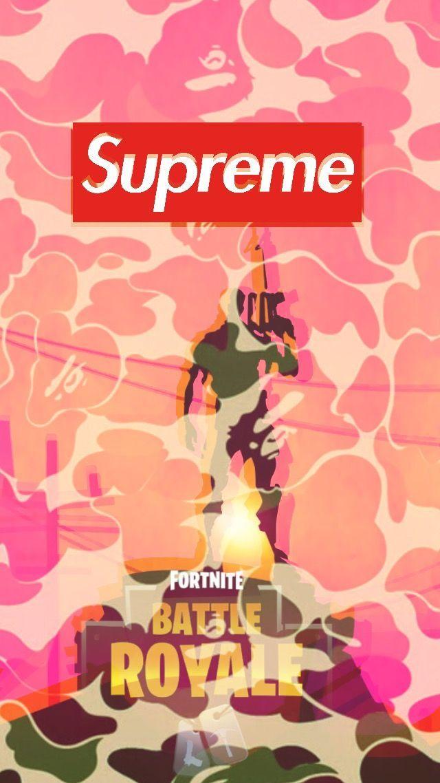 Supreme Fortnite Logo - Pin by Adel Carim on Fortnite | Supreme wallpaper, Supreme, Supreme art