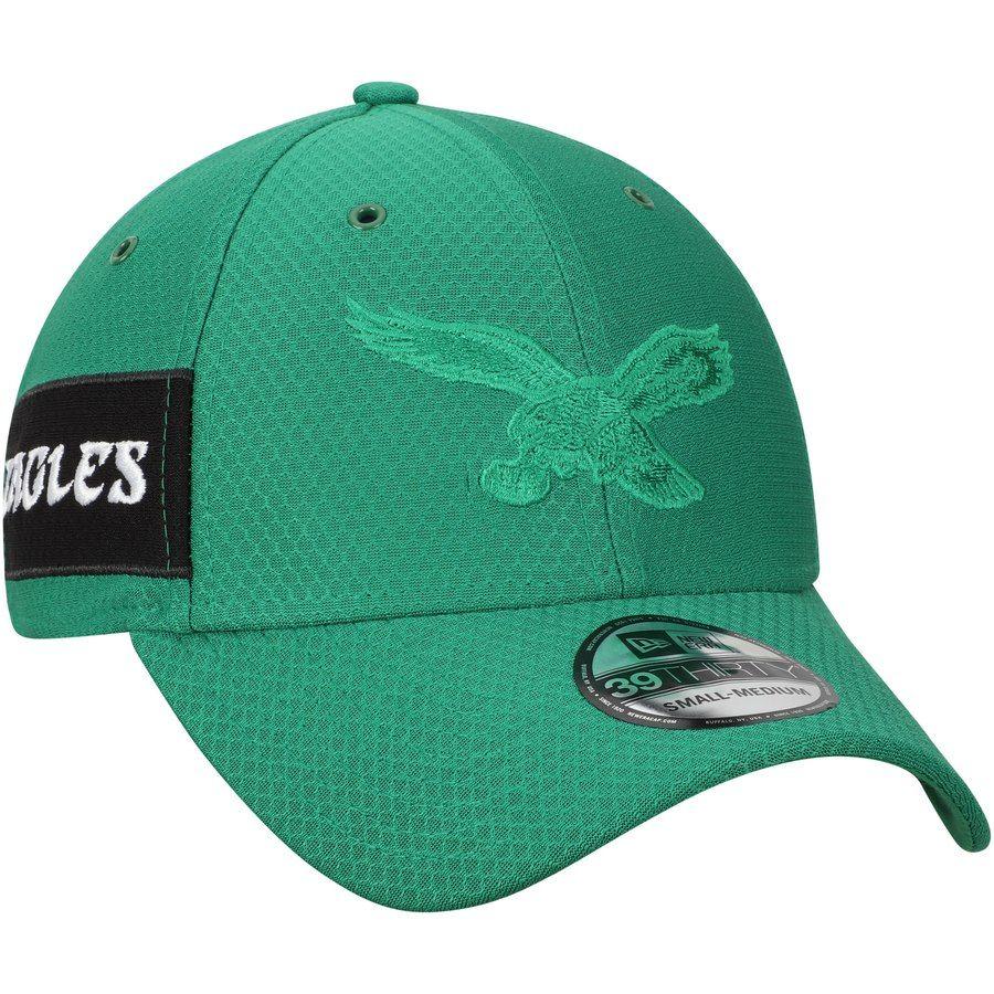 Kelly Green Eagles Logo - Men's New Era Kelly Green Philadelphia Eagles Historic Logo Kickoff ...