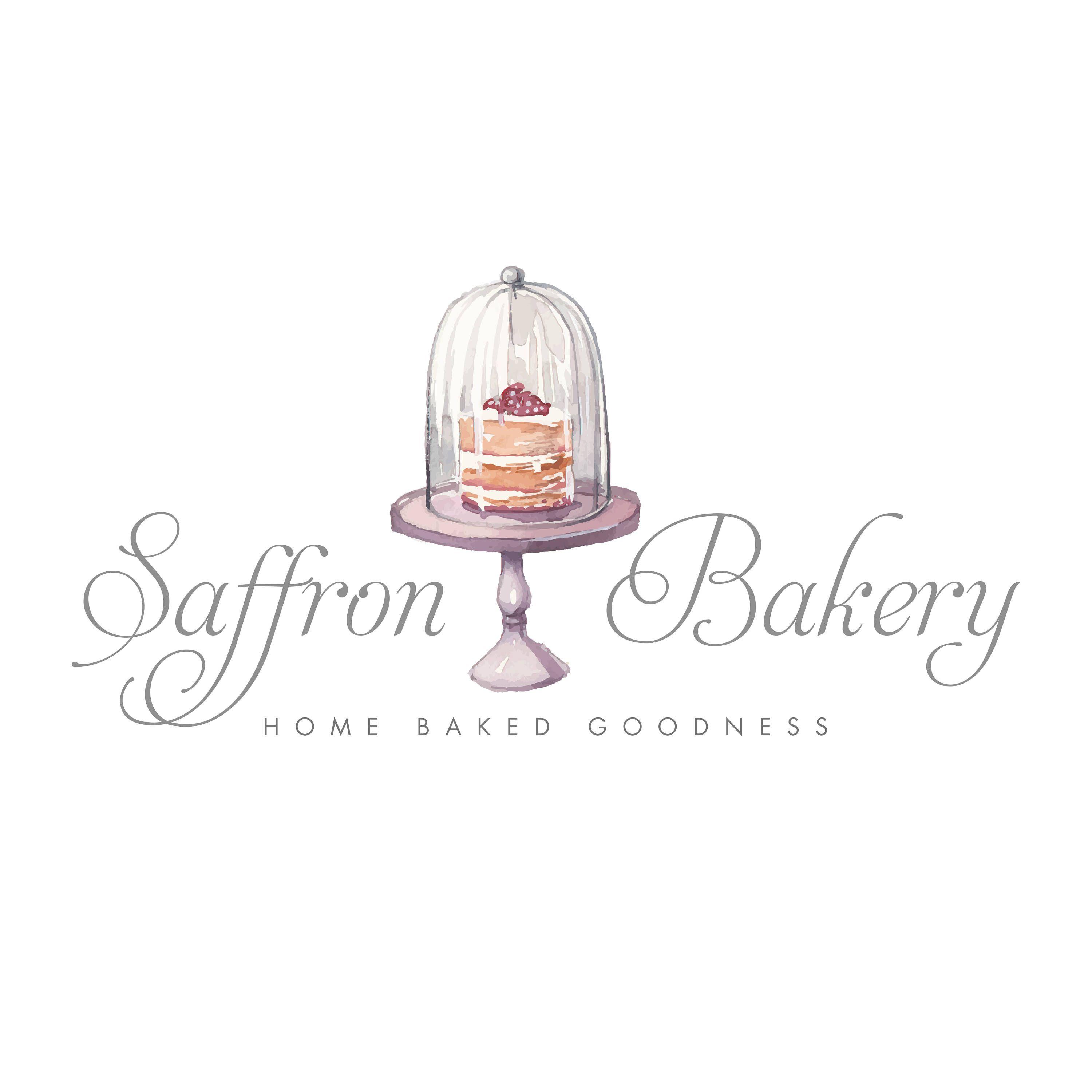 Baker Logo - Cupcake logo design, bakery logo design, bakery logo, watercolor ...