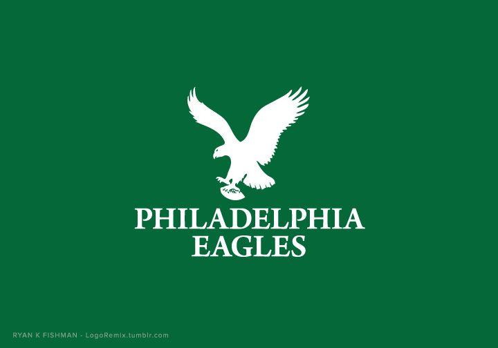 Kelly Green Eagles Logo - Philadelphia eagles old Logos