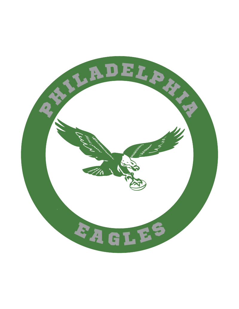 Kelly Green Eagles Logo - Eagles throwback Logos