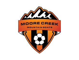 Mountain Goat Football Logo - Moore Creek Mountain Goats logo design