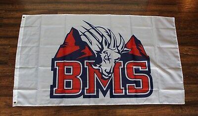 Mountain Goat Football Logo - BLUE MOUNTAIN STATE Flag BMS Goats College Football Team Jersey ...