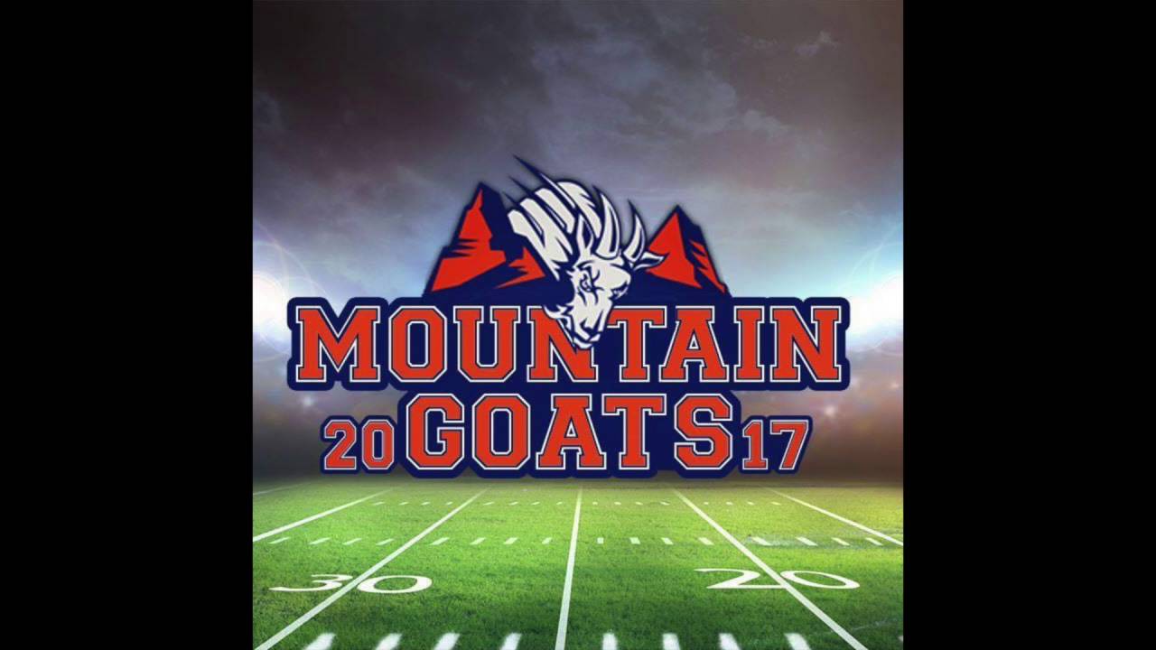 Mountain Goat Football Logo - Sanden Goats 2017