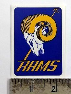 Mountain Goat Football Logo - Vintage NFL Rams football logo sticker decal | eBay