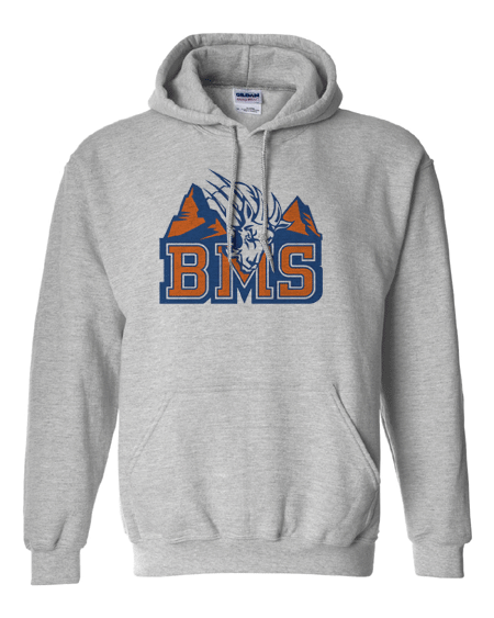 Mountain Goat Football Logo - Premium BMS Blue Mountain State College Football Goat Logo Hoodie
