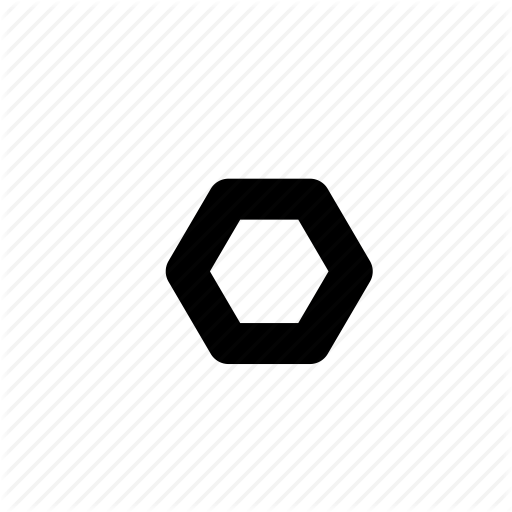 Geometric Hexagon Logo - Geometric, geometry, hexagon, minimal, pentagon, primitive, ruler icon