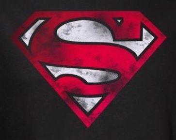 Superman War Logo - Superman T-Shirt - War Torn Shield Logo - NerdKungFu