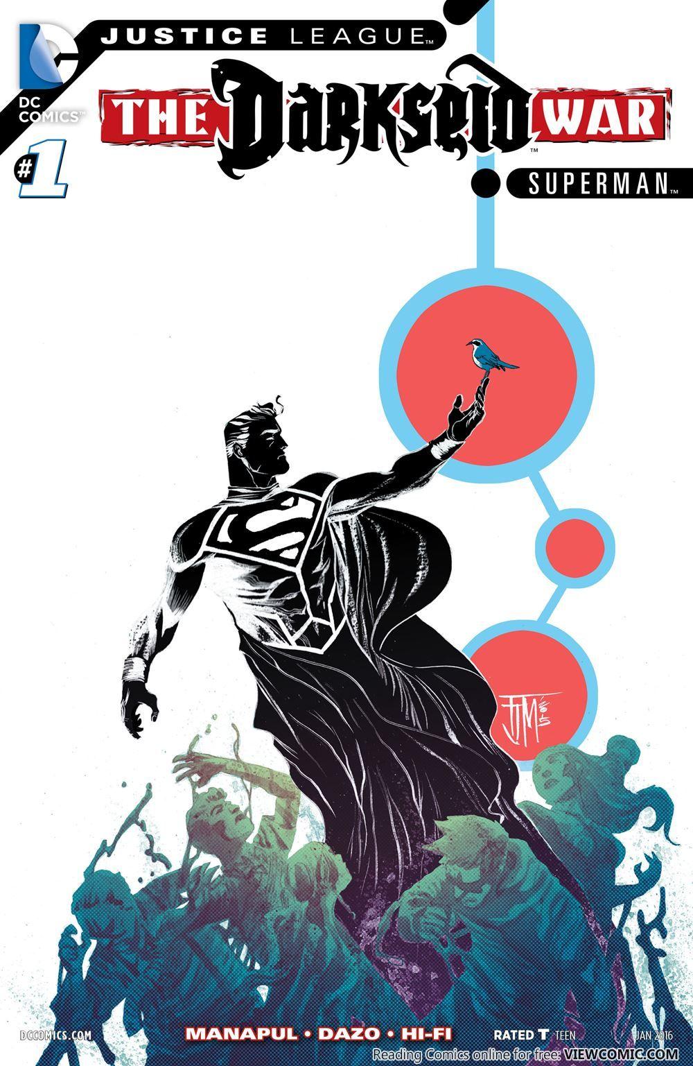 Superman War Logo - Justice League – Darkseid War – Superman 01 (2015) | Viewcomic ...