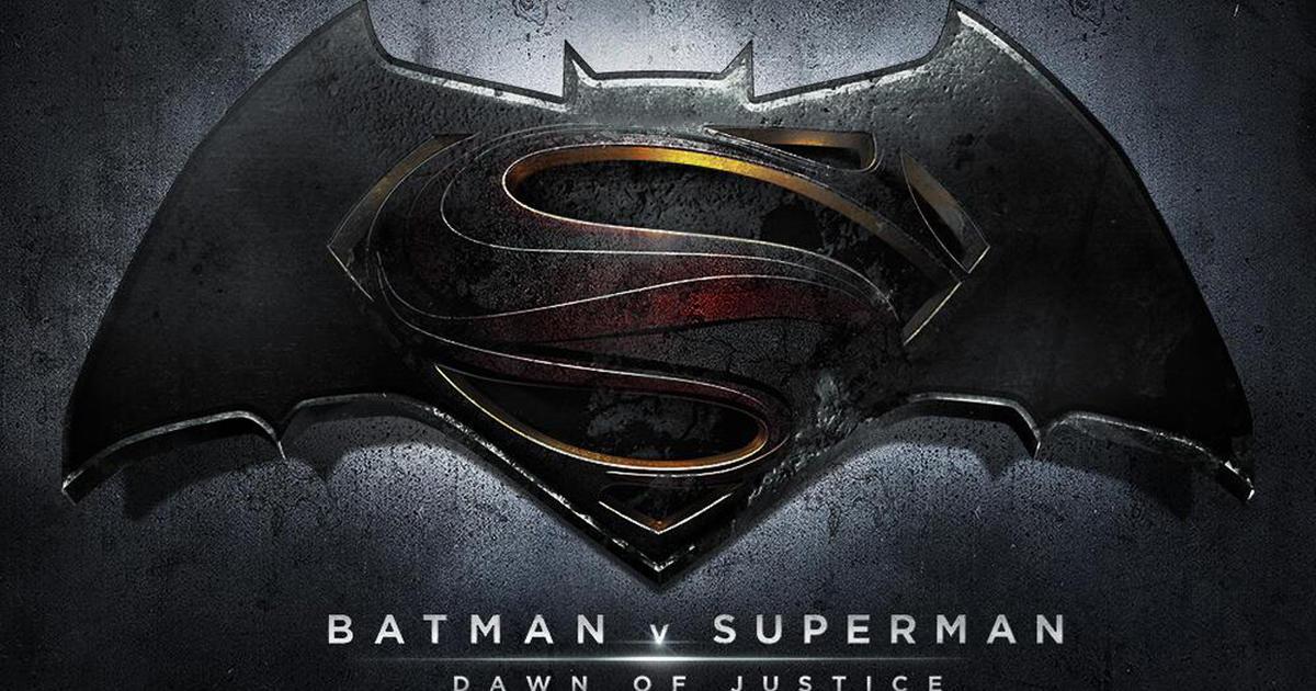 Superman War Logo - Batman vs. Superman film gets a title, new logo