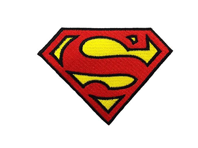 Superman War Logo - Superman Logo Embroidered Iron Patches: Clothing