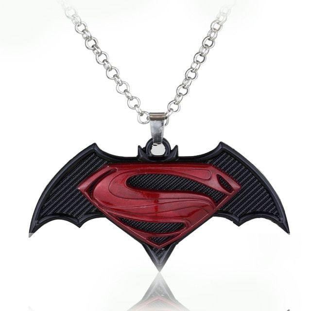 Superman War Logo - Super Hero Batman Necklace Superman Batman War Marvel Star Wars ...