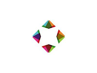 Diamond Shape Logo - Diamond v2 logo design symbol by Alex Tass, logo designer | Dribbble ...