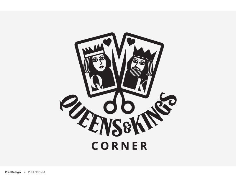 Queen Card Logo - Queens and Kings