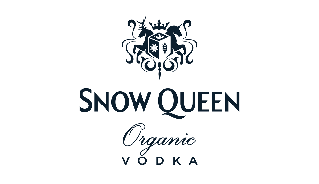 Queen Card Logo - Snow Queen Vodka