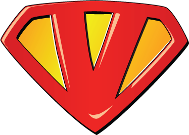 Super V Logo - Super V Sticker - TenStickers