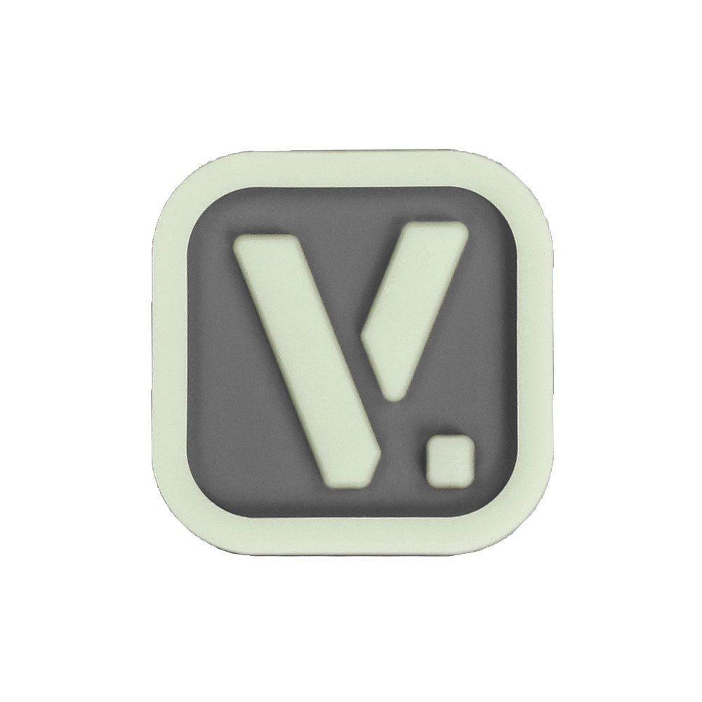 Super V Logo - Buy Vanquest SUPER LUMEN [V.] Logo Glow In The Dark Patch In Cheap