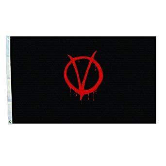 Super V Logo - SUPER V for Vendetta Flag Banner Team Logo 3*5 Foot Indoor/Outdoor ...
