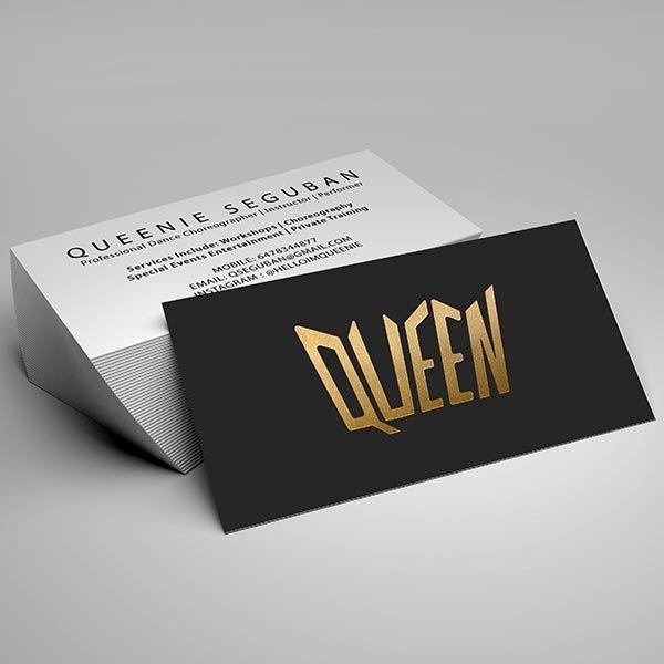 Queen Card Logo - Queen Logo & Business Cards – UNSGND