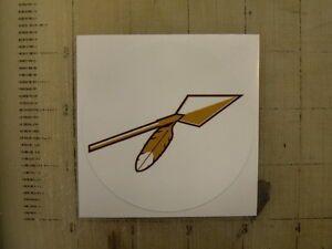 Spear Football Logo - Vintage NFL Redskins spear football logo sticker decal | eBay