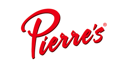 Red Ice Cream Brand Logo - Pierre's Ice Cream Company