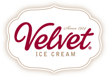 Red Ice Cream Brand Logo - Home - Velvet Ice Cream