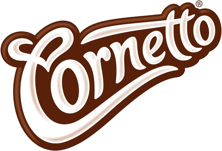 Red Ice Cream Brand Logo - Cornetto