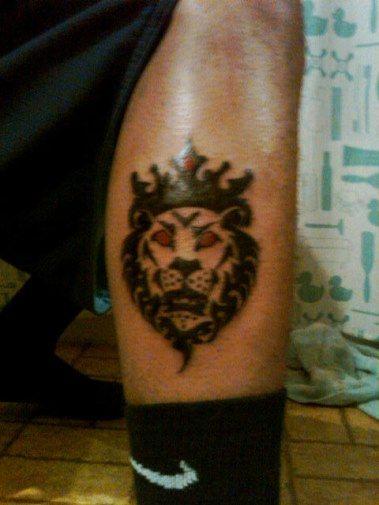 LeBron Lion Logo - Apparently, This Is A Tattoo Of LeBron 'King' James As A Lion Or