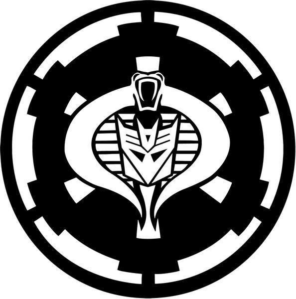 Cobra Decepticon Logo - Transformers Decepticon Cobra Comander Crossover Vinyl Decal Sticker ...