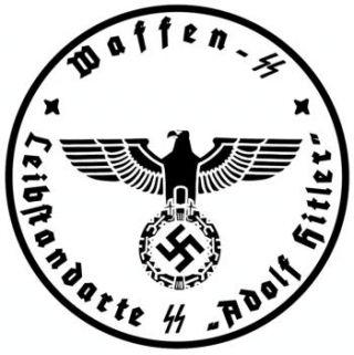 German SS Logo - Waffen-SS 1st SS Division LAH Stamp: Kelleys Military