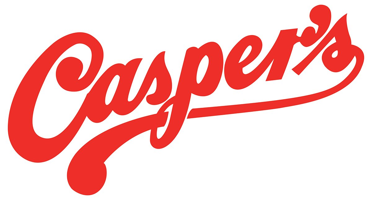 Red Ice Cream Brand Logo - Caspers Ice Cream