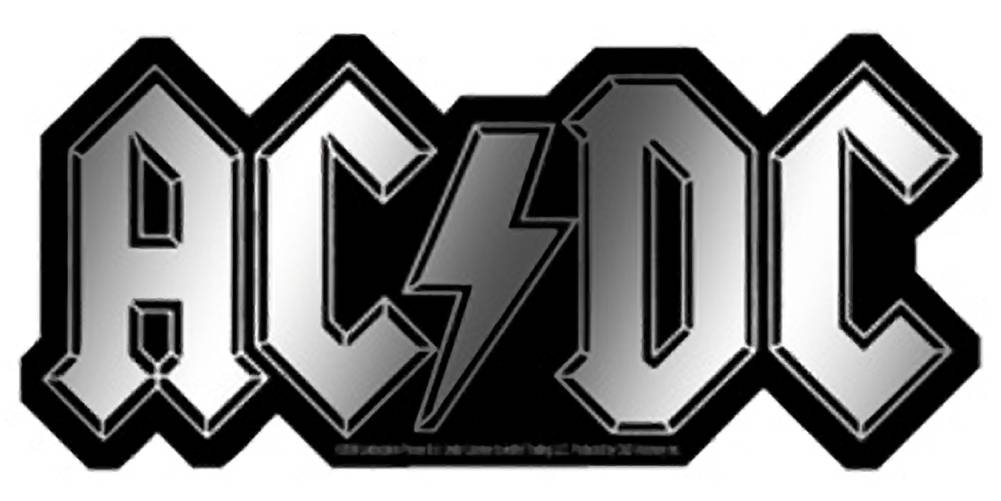 AC/DC Logo - AC/DC Logo Sticker