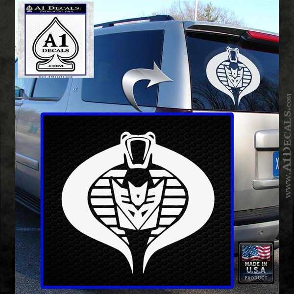 Cobra Decepticon Logo - GI Joe Cobra Decepticon Decal Sticker D2 » A1 Decals