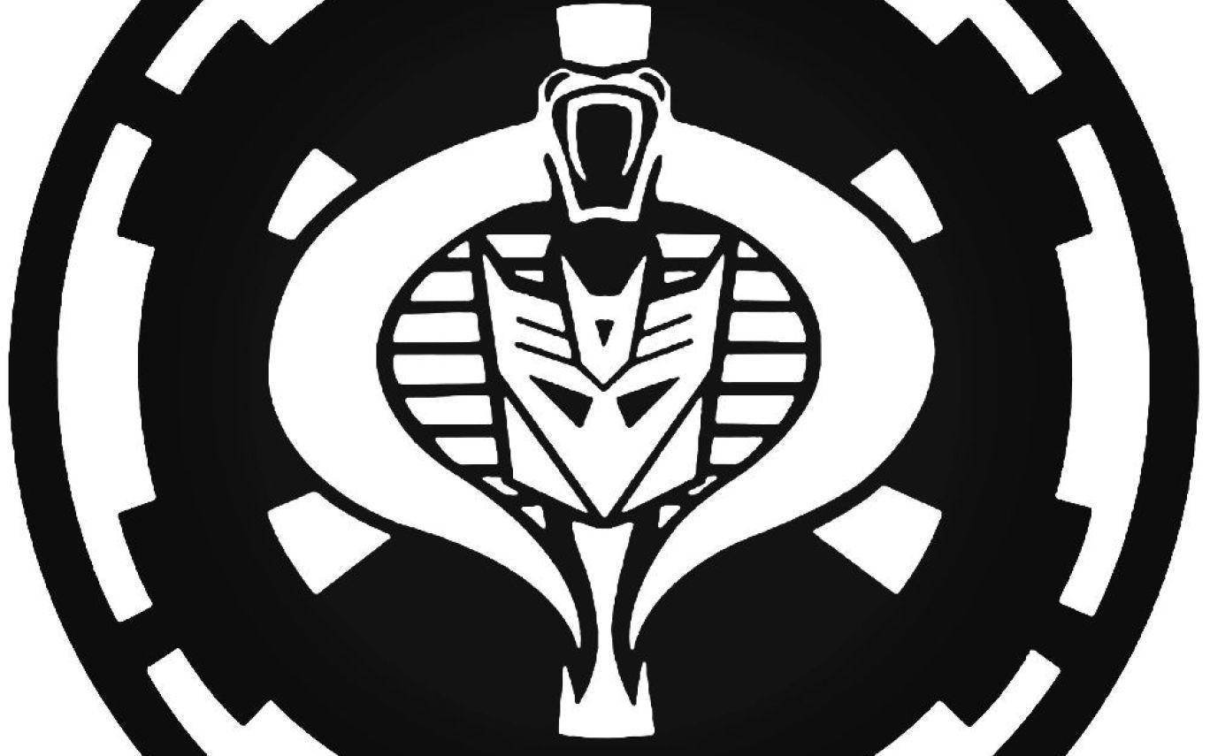 Cobra Decepticon Logo - Transformers Decepticon Cobra Comander Crossover 1 Vinyl Decal ...