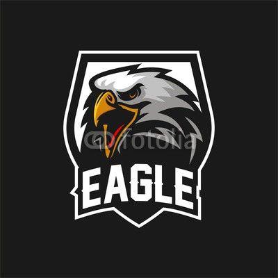 Bird Mascot Logo - eagle/falcon bird esport gaming mascot logo template | Buy Photos ...