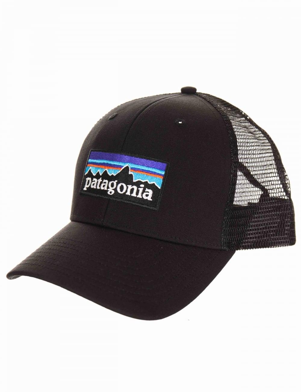 Black Patagonia Logo - Patagonia P 6 Logo Trucker Hat Shop From Fat Buddha