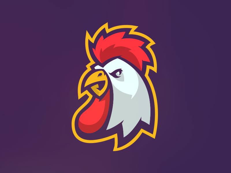 Bird Mascot Logo - Super Rooster | DRCO - Logo | Logo design, Logos, Logo inspiration