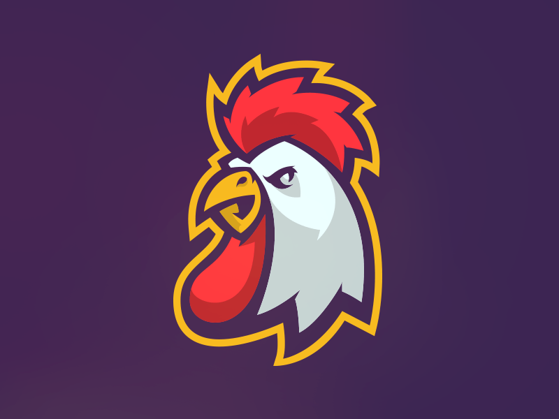 Bird Mascot Logo - Super Rooster. DRCO. Logo design, Logos, Logo inspiration