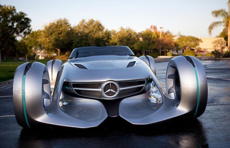 Silver Lightning Bolt Car Logo - Mercedes-Benz Silver Lightning Concept is out of this world!
