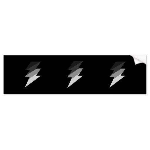 Silver Lightning Bolt Car Logo - Silver Lightning Bolt Car Logo