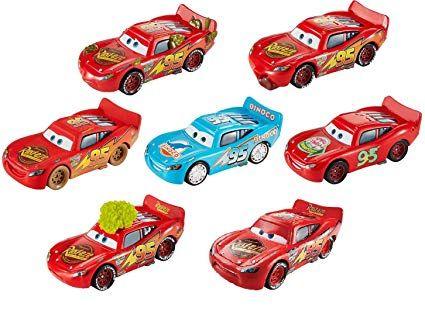 Disney Cars 3 Logo - Amazon.com: Cars 3 Collection of 7 Diecast Lightning McQueen Bling ...