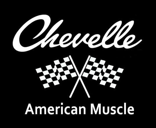 American Muscle Car Logo - Hot Rod GearHead Chevy Chevelle car logo on front T-Shirt M - 3XL ...