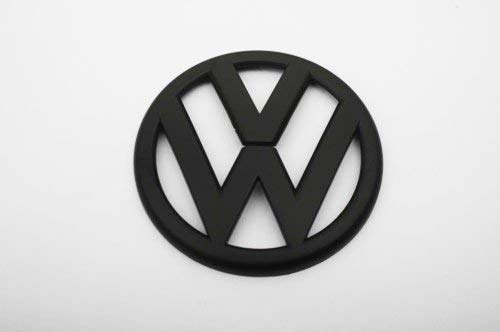 Black VW Logo - Euro Style Matte Black Rear Trunk Emblem For VW Golf MK6