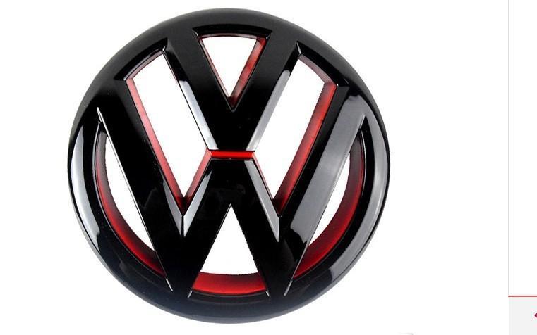 Black VW Logo - Volkswagen POLO Badge Matt Black Car Badge Emblem Logo For VW