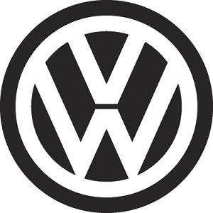 Black VW Logo - 6″ Volkswagen Logo Decal
