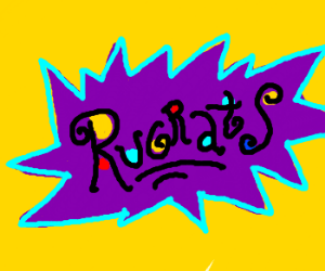 Rugrats Logo - The Rugrats logo drawn really well. drawing by Anna4447 - Drawception