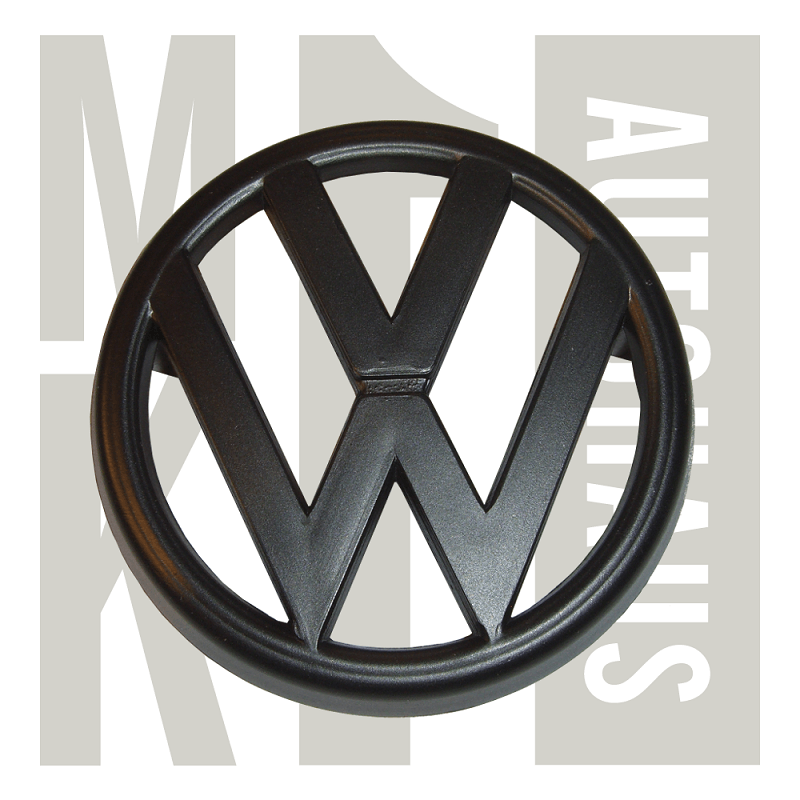 Black VW Logo - North American Mk1 Rabbit / Caddy / Jetta Grille Badge - VW - Black