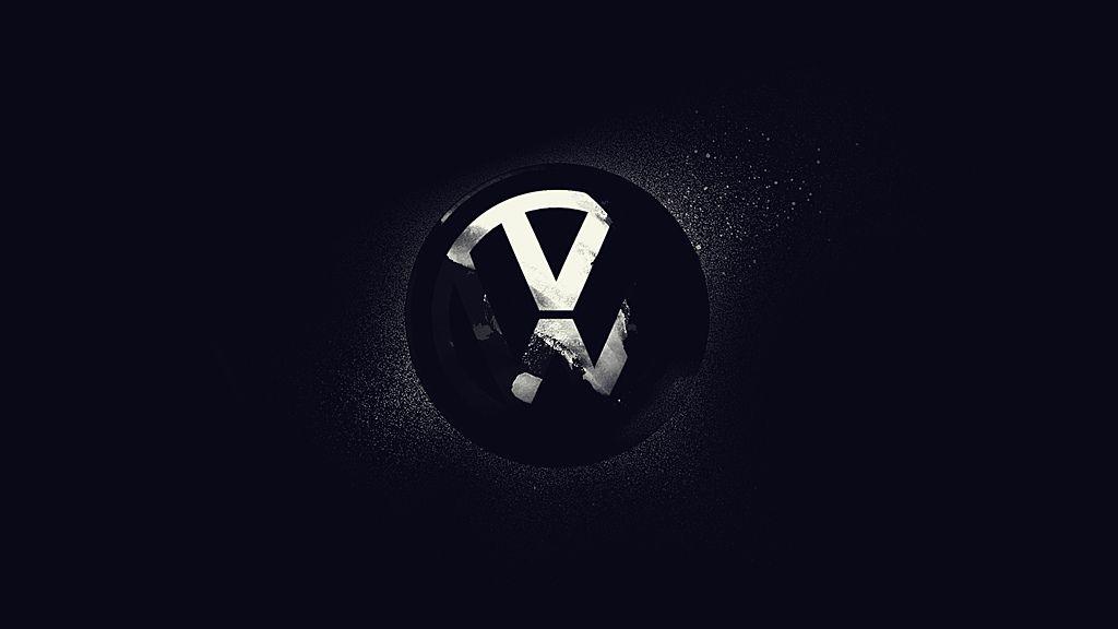 Black VW Logo - VW Logo Black