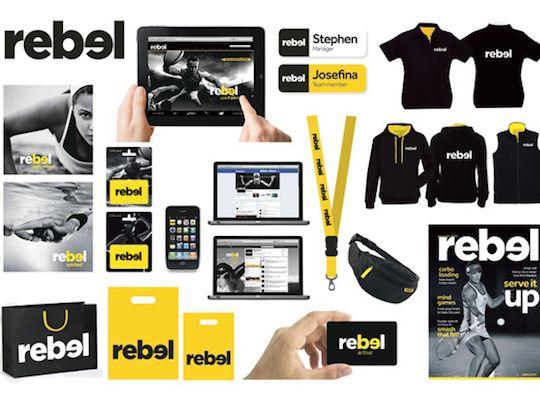 Black Yellow Brand Logo - Rebel rebrands to black and yellow to tackle premium market