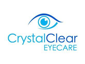 Crystal Clear Logo - Crystal Clear Eyecare logo design - 48HoursLogo.com